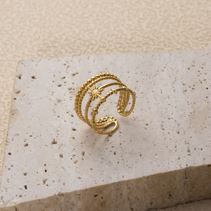 Anillo triple sol bohemio Anillo triple sol bohemio