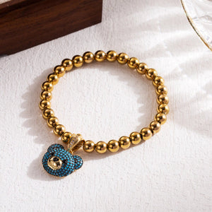 Pulsera brillante oso azul Pulsera brillante oso azul