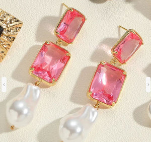 Aretes Valentina rosas Aretes Valentina rosas