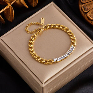 Pulsera de cadena con diamantes Pulsera de cadena con diamantes
