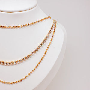 Collar Livia dorado Collar Livia dorado