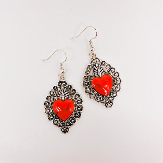 Aretes Sagrado corazón 1