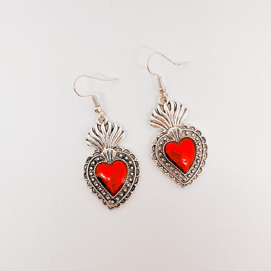 Aretes Sagrado corazón 2