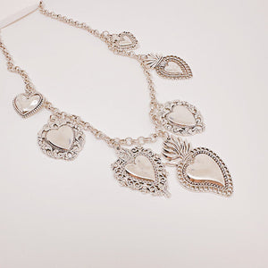 Collar Sagrado corazon plateado Collar Sagrado corazon plateado