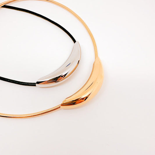 Collar Choker plateado