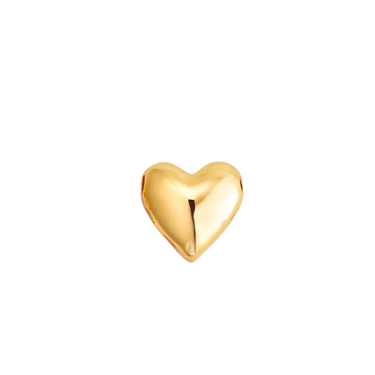 Dije corazón dorado