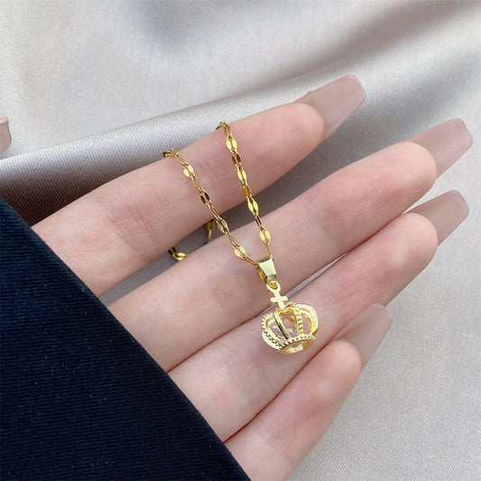 Collar con dije romántico tendencia casual