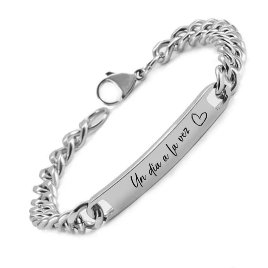 Esclava mujer color plateado personalizable