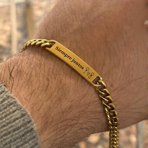 Esclava hombre color dorado personalizable Esclava hombre color dorado personalizable