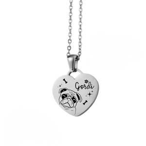 Dije de corazón plateado Dije de corazón plateado