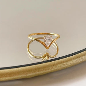 Anillo estilo romántico circonia tendencia casual formal Anillo estilo romántico circonia tendencia casual formal