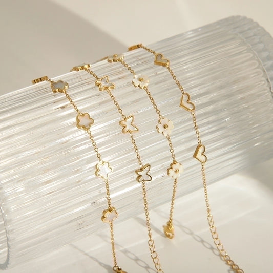 Pulseras naturaleza madre perla diseños varios