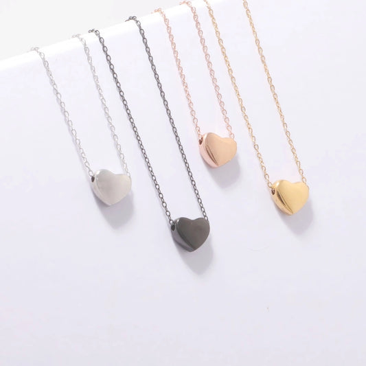 Collar corazón mini simple básico casual