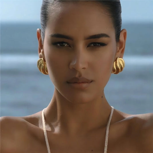 Aretes elegantes estilo vintage