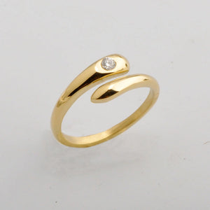 Anillo chunky con circonia básico tendencia Anillo chunky con circonia básico tendencia