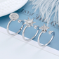 Anillo plateado girasol Anti estrés