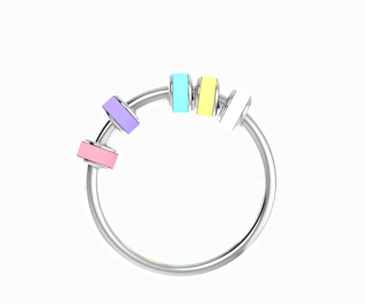 Anillo de cuentas de colores Anti estrés Dos