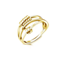 Anillo de cuentas dorado Anti estrés