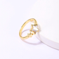 Anillo estrella madre perla ajustable