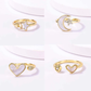Anillo estrella madre perla ajustable