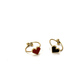Anillo corazón negro