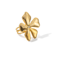 Anillo de flor grande con circonia
