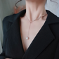Collar con naturaleza dorado y perla