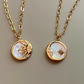 Collar de sol con madre perla