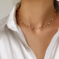 Collar gargantilla con perlitas