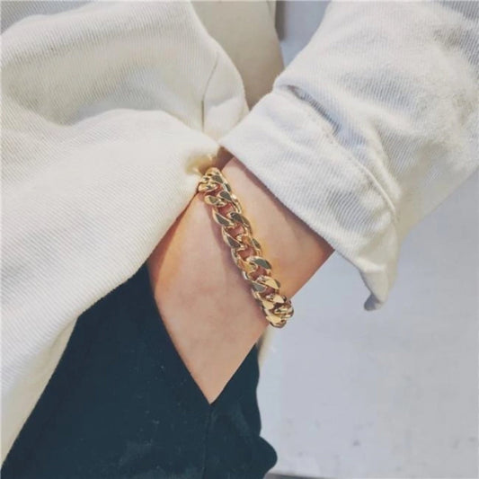 Pulsera gruesa de cadena