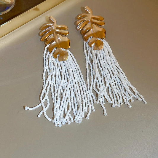 Aretes Lucía blancos