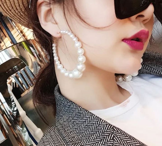 Arracadas Camila con perlas