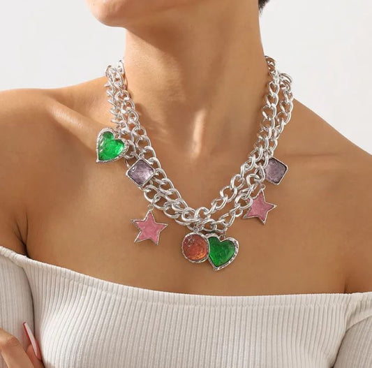 Collar Rita plateado