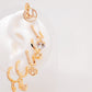 Aretes Glam spark dorados