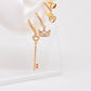 Aretes Glam spark dorados