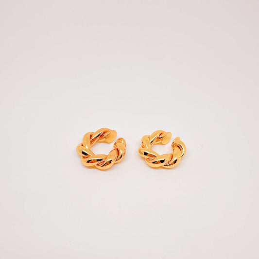 Aretes Simuladores Selene dorados