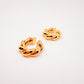 Aretes Simuladores Selene dorados