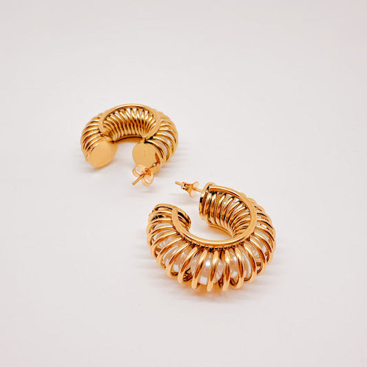 Aretes Hera dorados