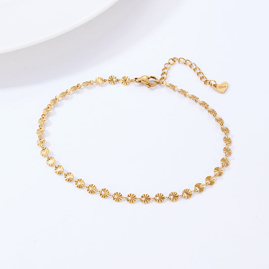 Tobillera estilo básico geométrica