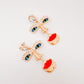 Aretes Rostro misterioso dorados
