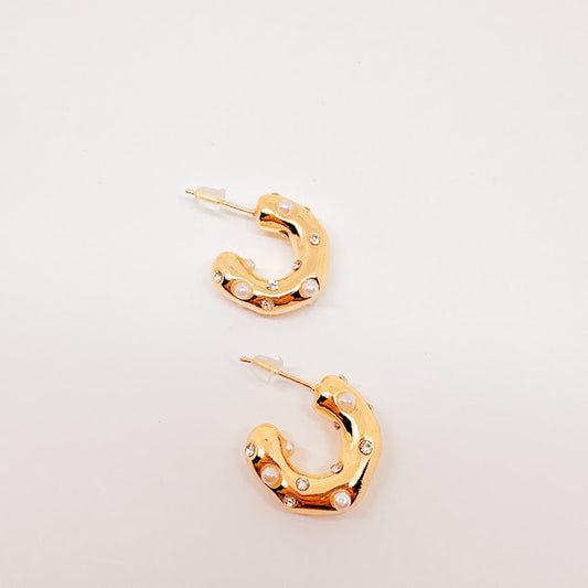 Aretes Artemis dorados