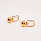 Aretes Charlotte dorados