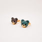 Anillo Teddy glam ajustable morado
