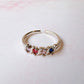 Anillo Elia plateado/multicolor