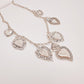 Collar Sagrado corazon plateado