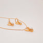 Aretes Angel con perla dorado
