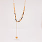 Collar Cubito con corazon dorado