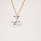 Collar Puppy Pop plateado