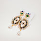 Aretes Anatomy Ojo glam dorados