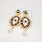 Aretes Anatomy Ojo glam dorados